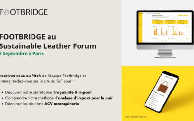Footbridge at the Sustainable Leather Forum 2025: traceability, measurable impact and global performance in the leather sector